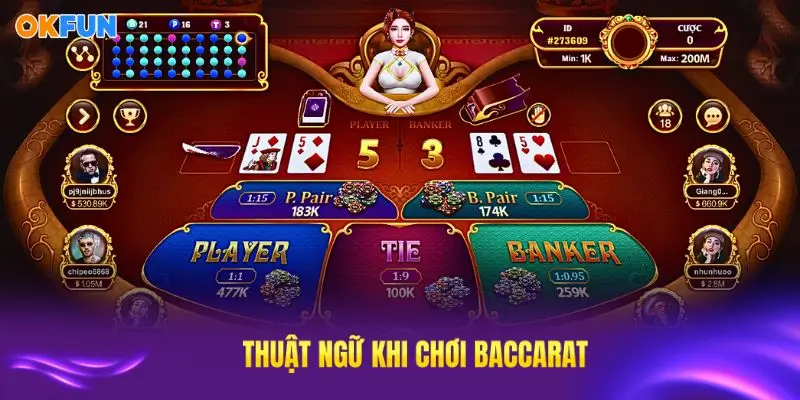 Thuật ngữ Baccarat quan trọng nhất người chơi cần ghi nhớ kỹ